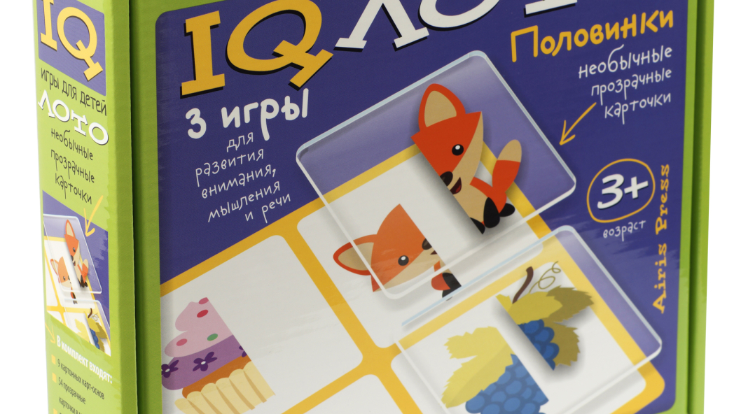 Игра «Пластиковое лото. Половинки»